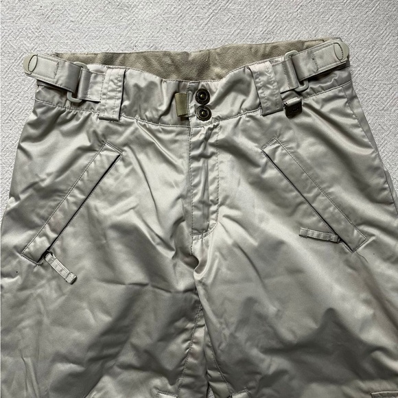Ride Snowboards Light Beige Teflon Snowboarding Winter Snow Pants S - Picture 5 of 7